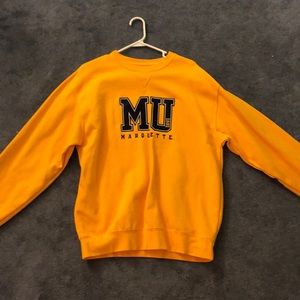 Marquette crew neck sweatshirt